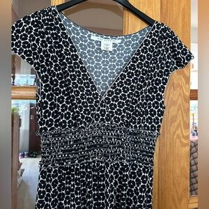 MAX STUDIO Geometric/Floral print dress